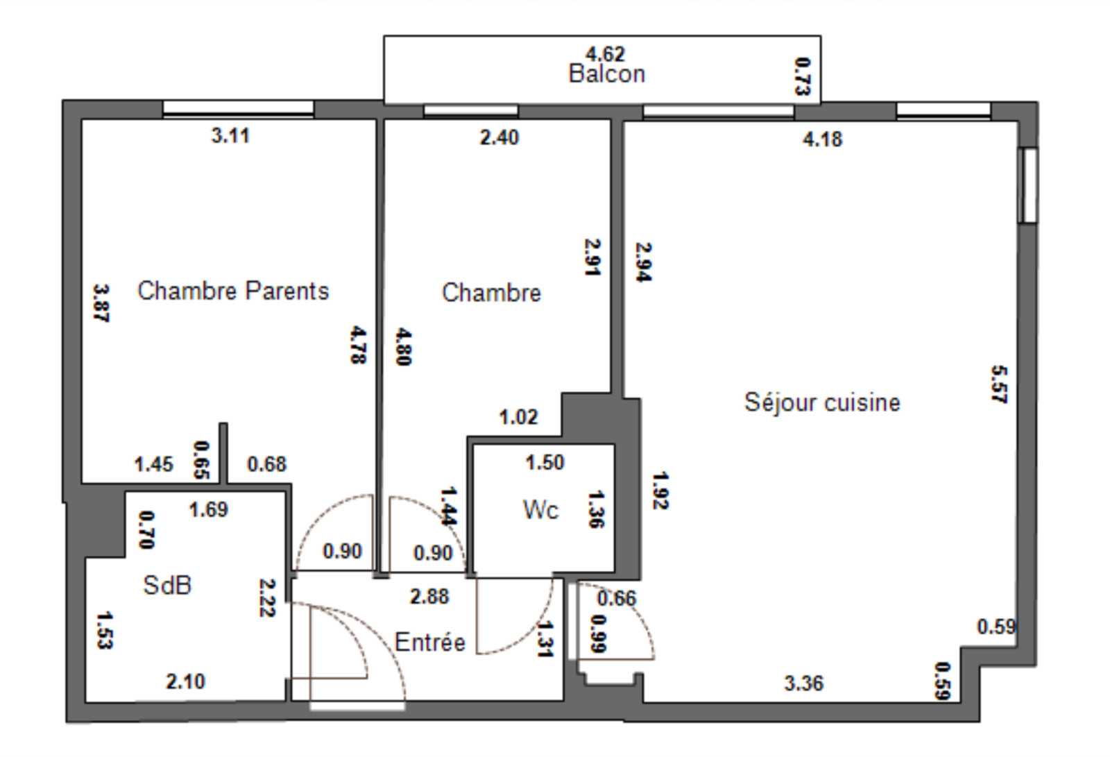 Image_, Appartement, Clichy, ref :0799